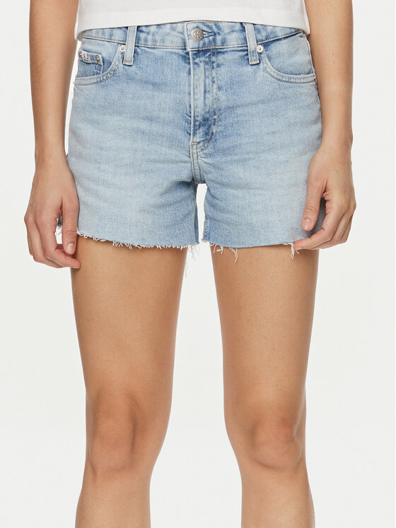 Calvin Klein Jeans Pantaloncini di jeans J20J222809 Blu Regular Fit, taglia : 30