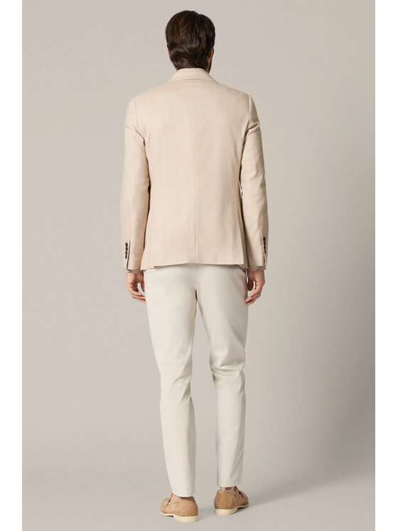 Lancerto Lancerto Marynarka Chiavenna MA131126000011 Beżowy Slim Fit