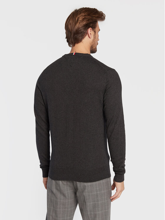 Tommy Hilfiger Tommy Hilfiger Megztinis MW0MW28046 Pilka Regular Fit