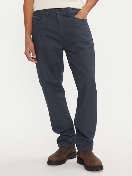 Calvin Klein Jeans Calvin Klein Jeans Pantaloni din material J30J326263 Albastru Straight Fit