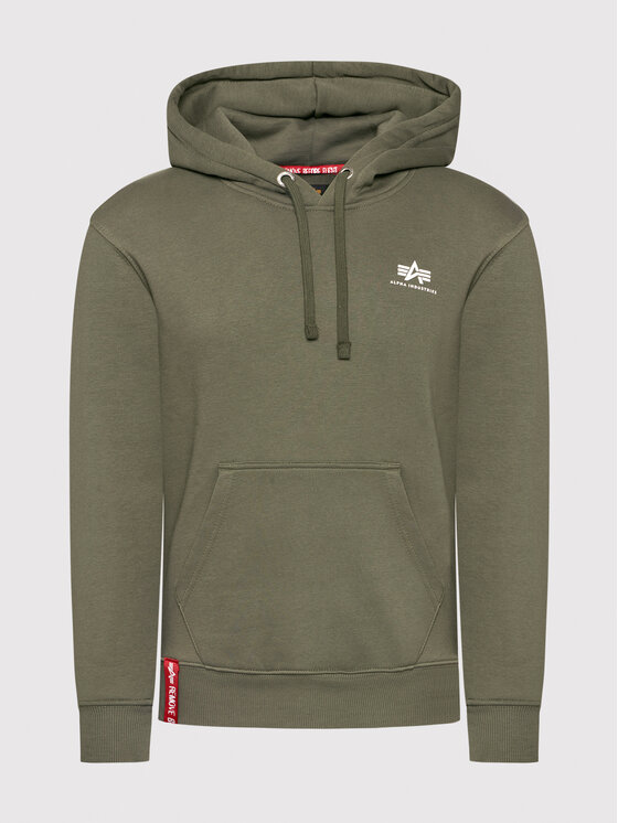 Alpha Industries Alpha Industries Mikina Basic 196318 Zelená Regular Fit