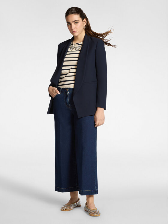 Elena Mirò Elena Mirò Giacca di transizione Q140P000080N034 Blu Slim Fit