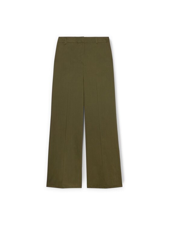 Motivi Motivi Pantaloni di tessuto P004Q104343N035 Verde Over Fit