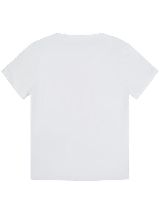 Guess Guess Marškinėliai J01I18 K82K0 Balta Regular Fit