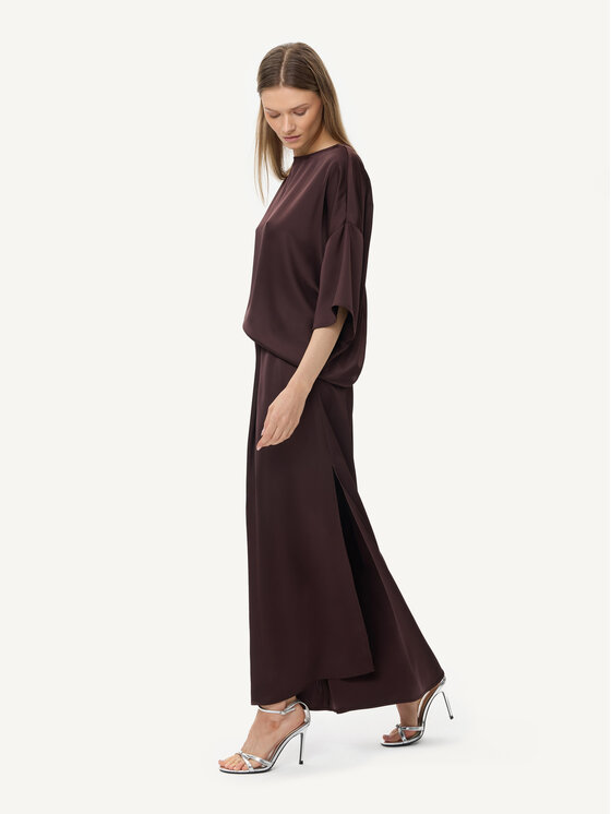 KMX KMX Bluzka 504870005 Brązowy Loose Fit