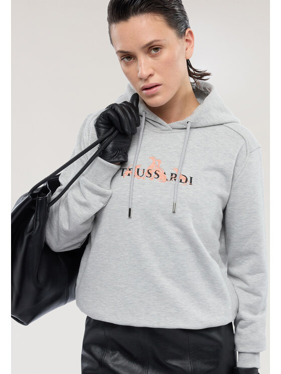 Trussardi Trussardi Felpa G8586500251N013 Grigio Regular Fit