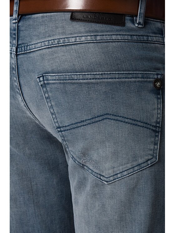 Lancerto Lancerto Jeansy Russell Niebieski Slim Fit