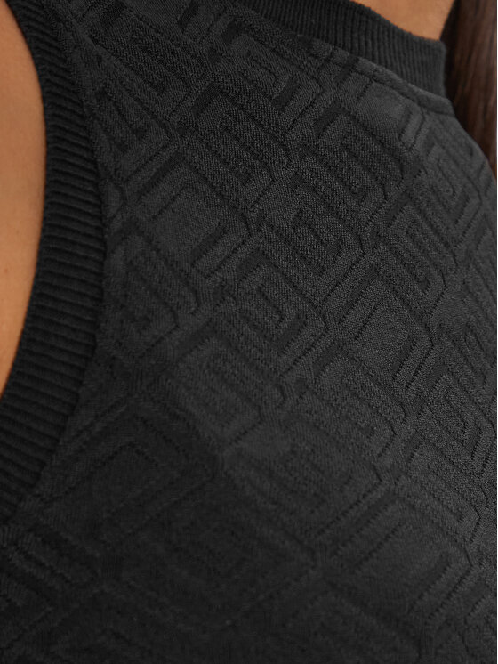 Guess Guess Μπλουζάκι Ofelia W4GP52 KBYN0 Μαύρο Regular Fit