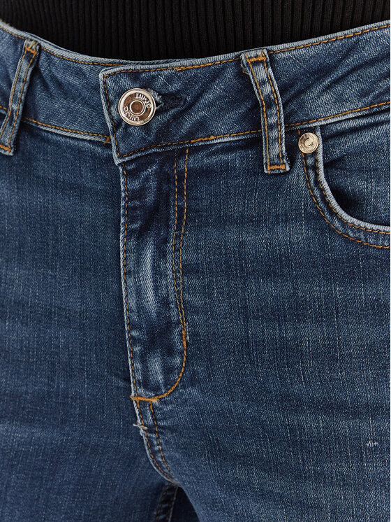 Liu Jo Liu Jo Jeans hlače UF5035 D0236 78857 Mornarsko modra Slim Fit