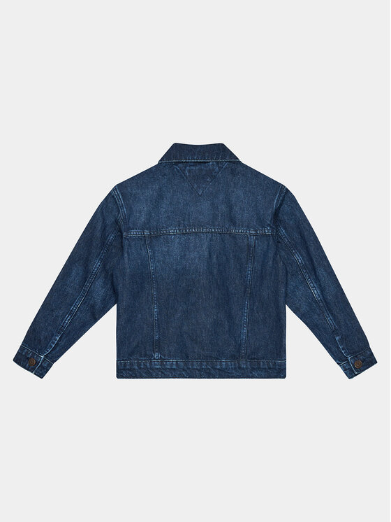 Tommy Hilfiger Tommy Hilfiger Τζιν μπουφάν Oversized Trucker Bleach KB0KB08135 Μπλε Regular Fit