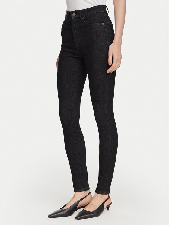 BOSS Blugi Maye 50518253 Negru Super Skinny Fit