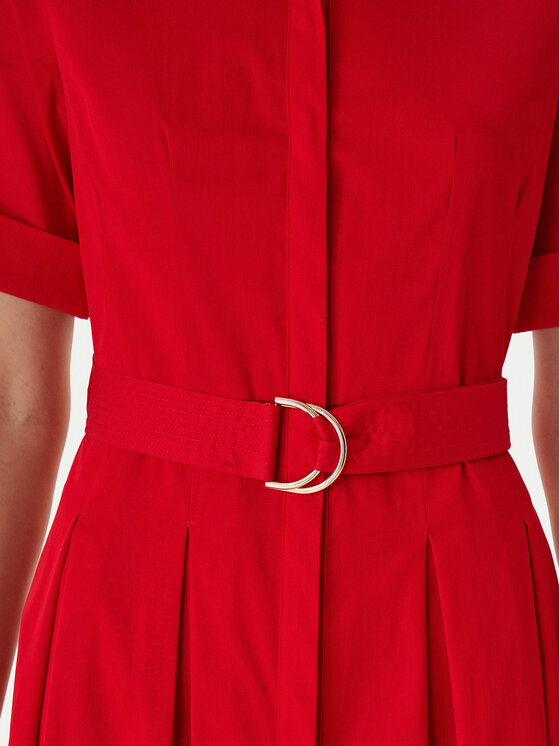 LOLA CASADEMUNT LOLA CASADEMUNT Hemdkleid LS2616089 Rot Regular Fit