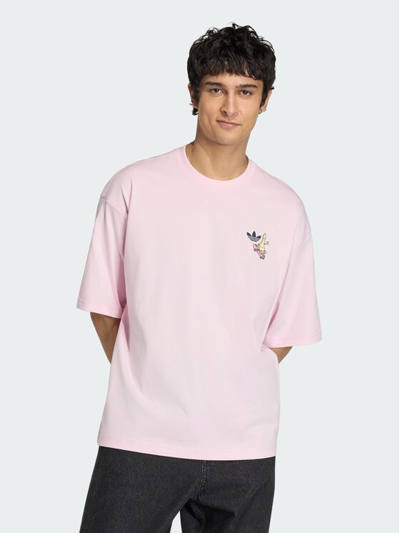 adidas adidas T-Shirt 164469 Różowy Oversize