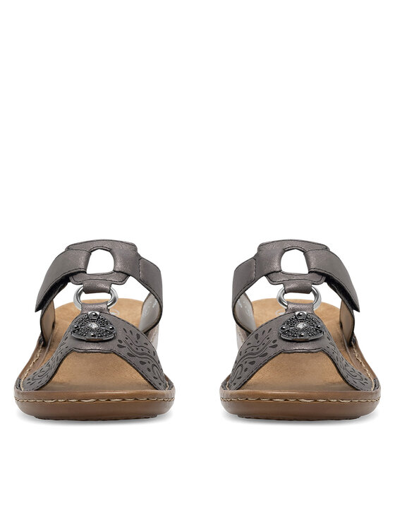 Rieker Rieker Ciabatte 608K1-45 Grigio