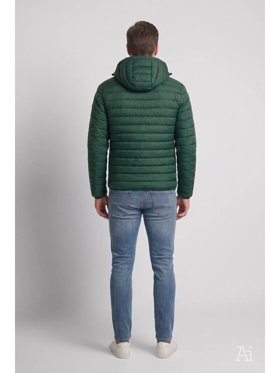 Cross Jeans Cross Jeans Kurtka przejściowa 40320-027 Zielony Regular Fit