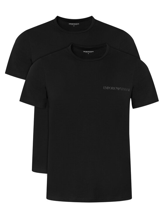 Emporio Armani Underwear Emporio Armani Underwear Súprava tričiek EM000391 AF10779 MC108 Čierna Regular Fit