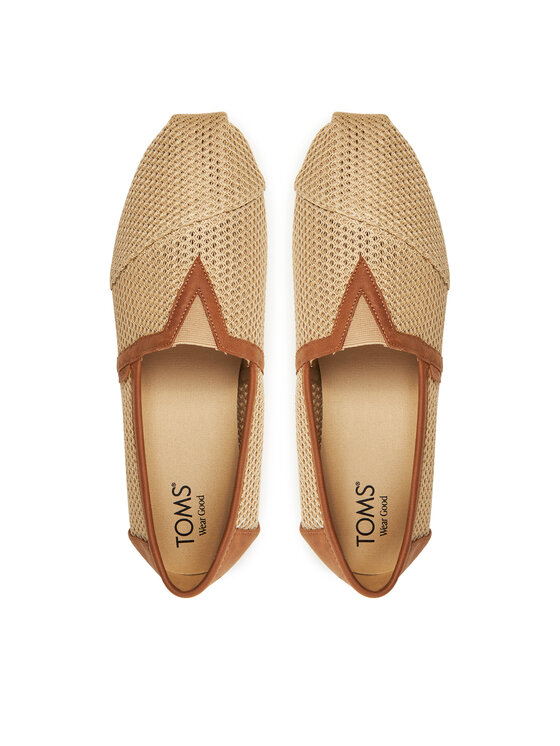 Toms Toms Туфлі Alpargata 10021908 Бежевий