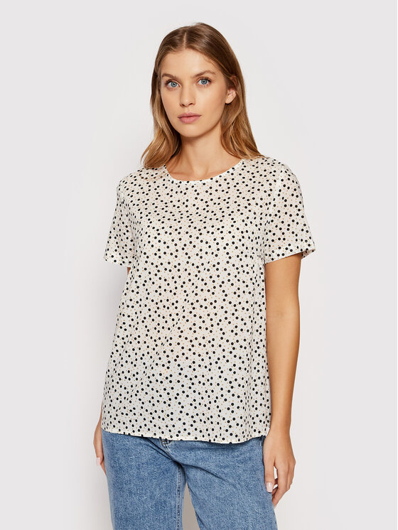 United Colors Of Benetton Bluză 5OA95QBA4 Bej Regular Fit