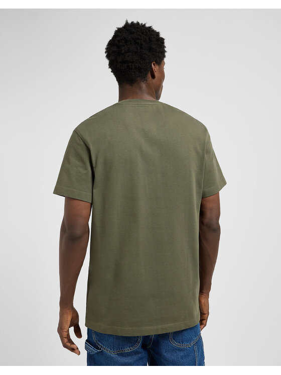 Lee Lee T-shirt WW TEE Verde Regular Fit