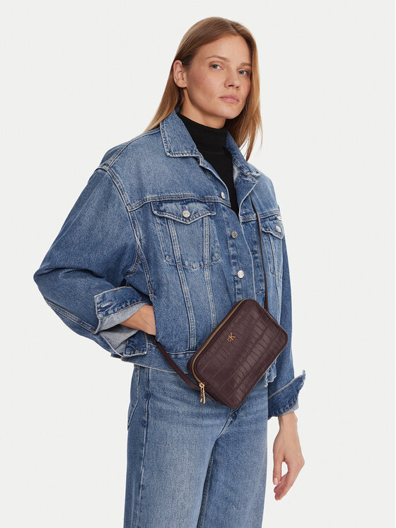 Calvin Klein Torebka LV04F3285G Bordowy