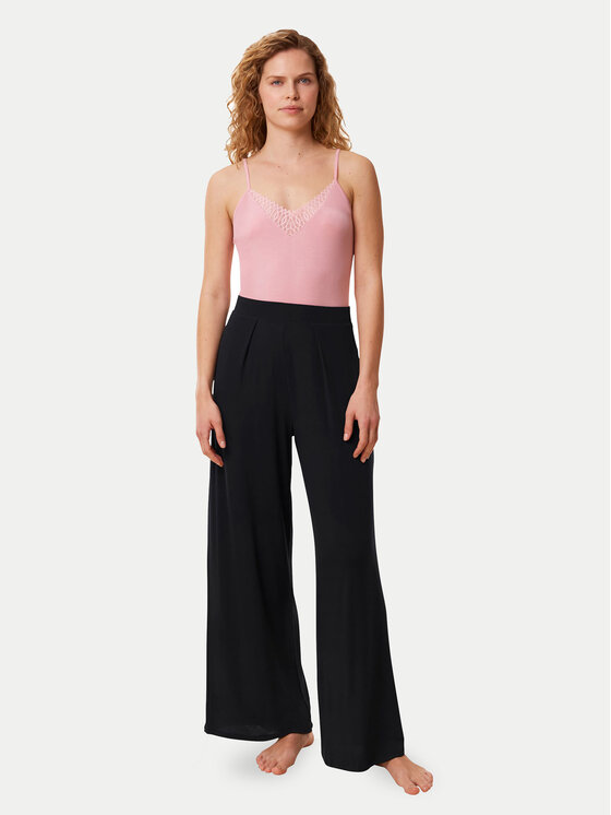 Triumph Triumph Pyjamahose Aura Spotlight 10221403 Schwarz Relaxed Fit