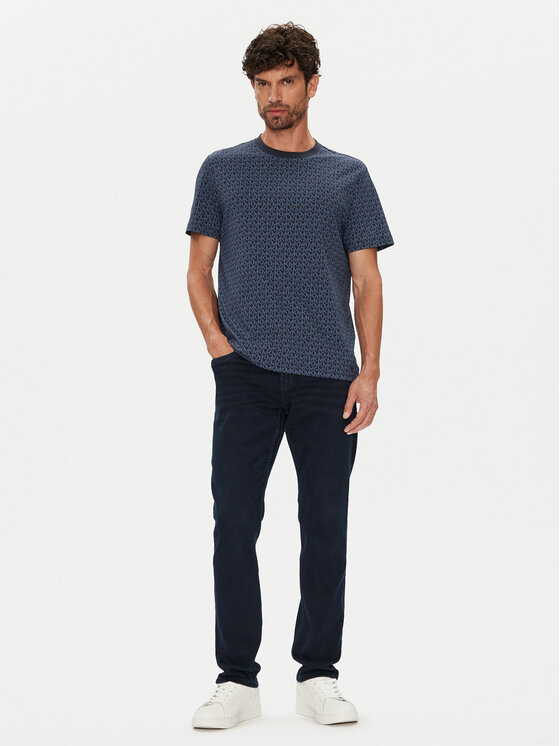 Michael Kors Michael Kors Тишърт CS5529A5KS Тъмносин Regular Fit