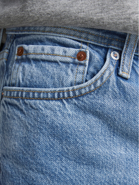 Jack&Jones Jack&Jones Jeans hlače Chris 12193398 Modra Relaxed Fit
