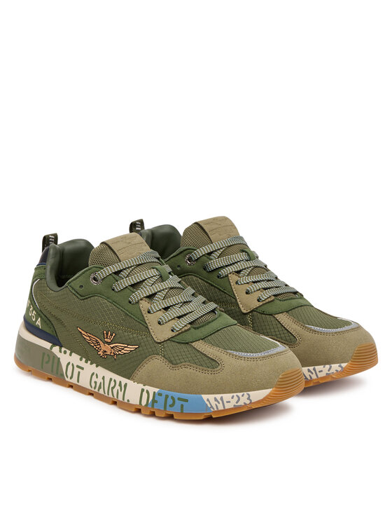 Aeronautica Militare Aeronautica Militare Tenisice 252SC0276UCT04249 Zelena