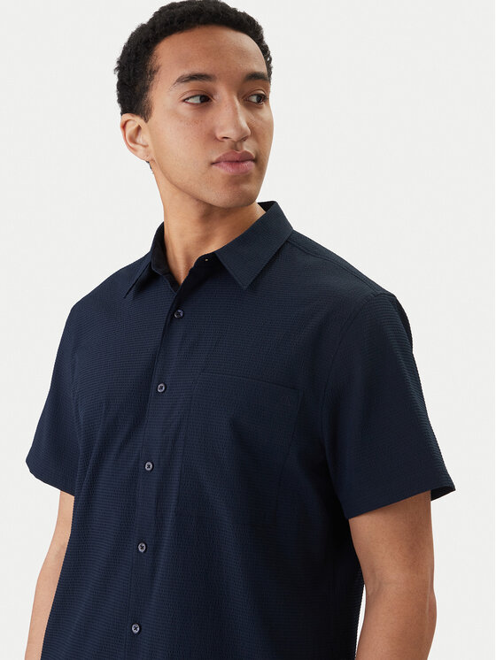 Calvin Klein Calvin Klein Koszula LV04LF109G Granatowy Classic Fit