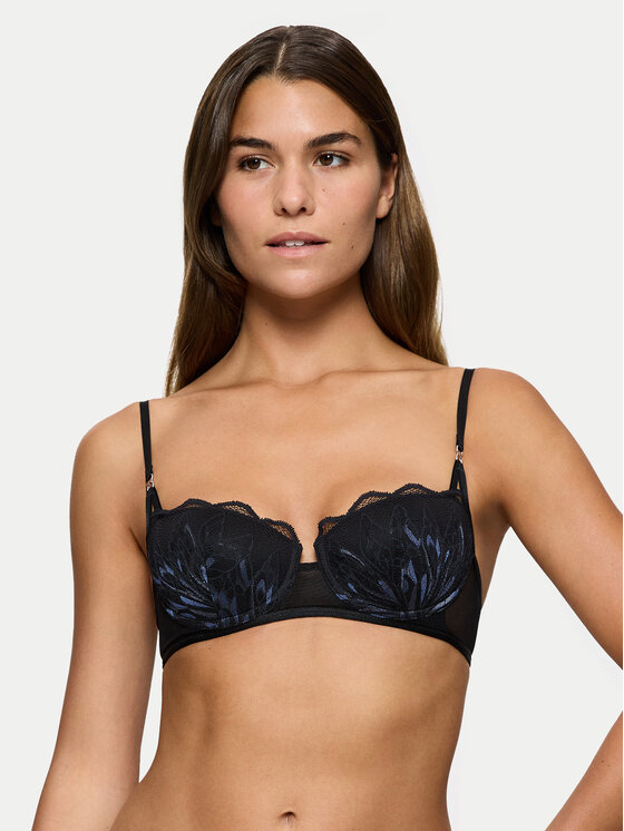 Triumph Triumph Pusiau dengta (balcony bra) liemenėlė Crazy Stupid Love 10222359 Juoda