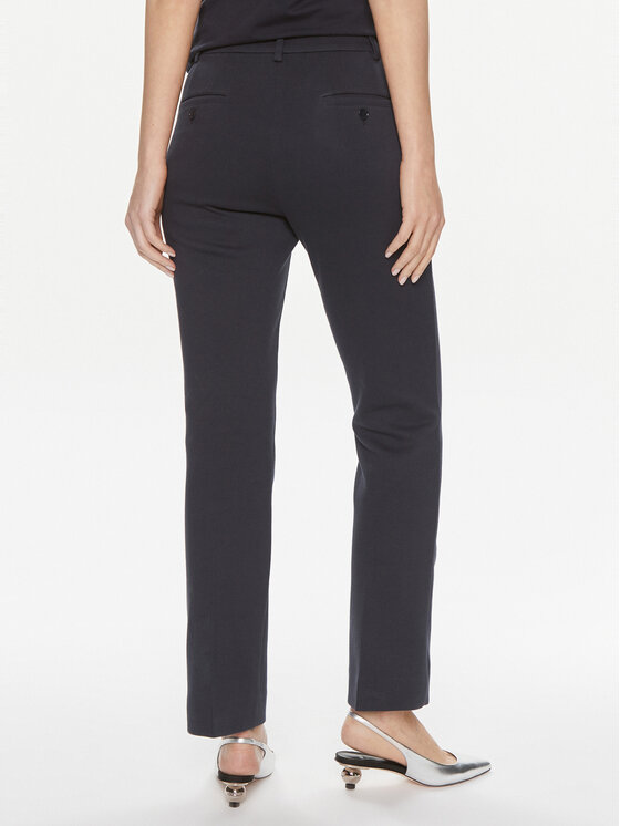 Weekend Max Mara Weekend Max Mara Pantaloni di tessuto Basco 2415781051 Blu scuro Regular Fit