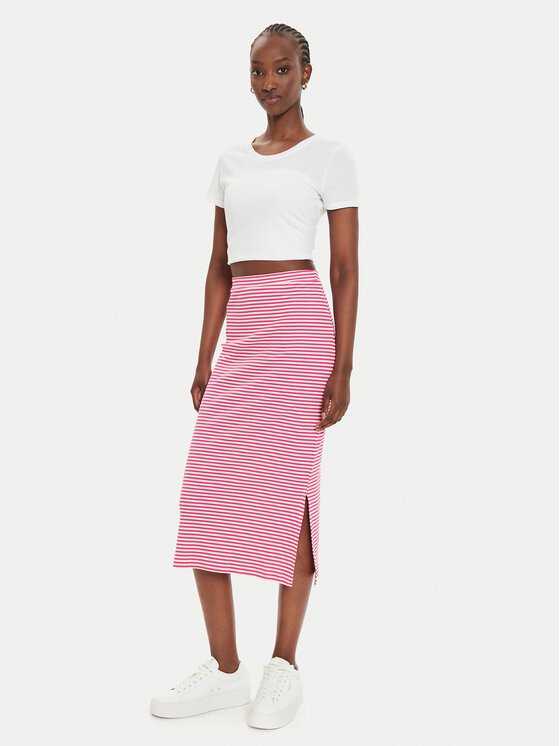 Vila Vila Tiesus sijonas Jada 14097496 Rožinė Regular Fit