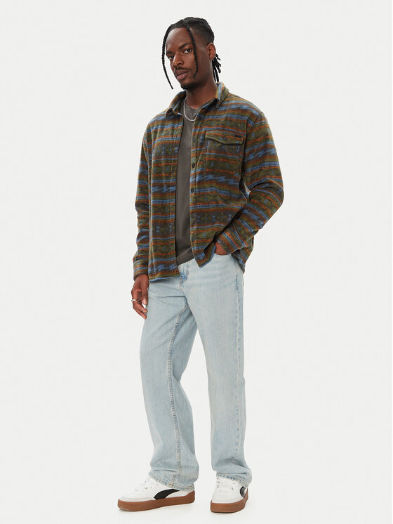 Billabong Billabong Fleecejacke EBYPF03014 Dunkelgrün Regular Fit