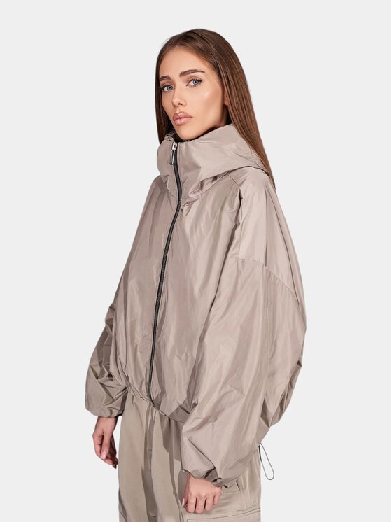 MADE BY SOCIETY MADE BY SOCIETY Kurtka anorak Aestra - J27720 Beżowy Basic Fit