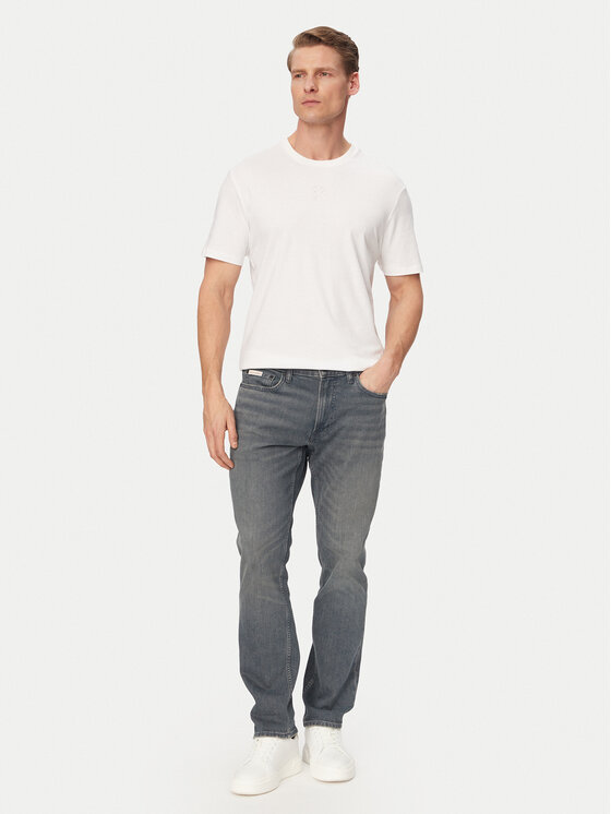 Calvin Klein Calvin Klein Tricou LV04LF243G Alb Regular Fit