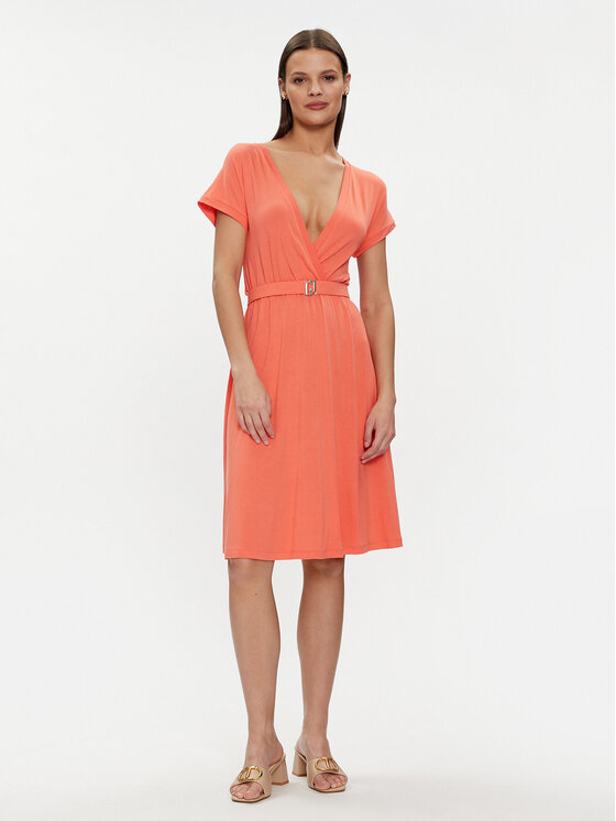 Liu Jo Liu Jo Rochie de zi VA4112 JS360 Portocaliu Regular Fit