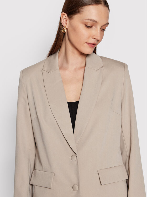 NA-KD NA-KD Giacca da abito Basic 1018-008348-1844-581 Beige Oversize