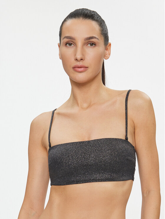 Calvin Klein Swimwear Bikini augšdaļa KW0KW02275 Melns