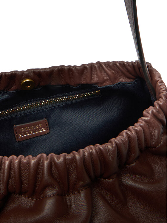 Tommy Hilfiger Tommy Hilfiger Torbica Soft Leather Shoulder Bag AW0AW18307 Tamnocrvena