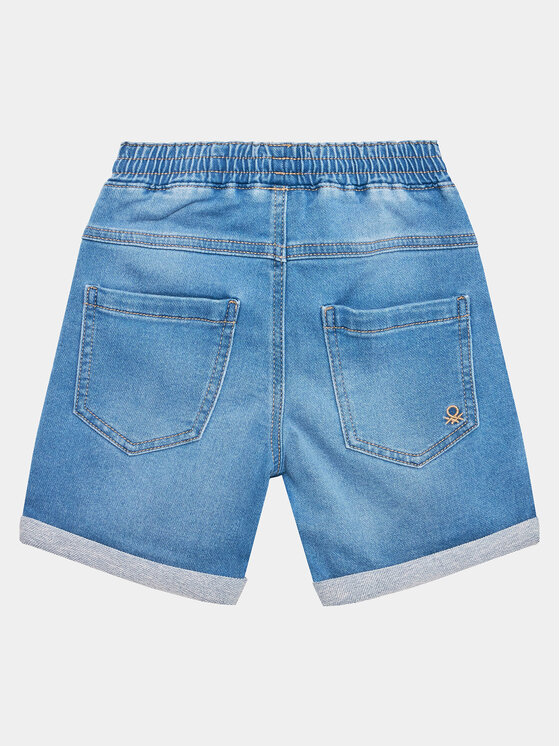 United Colors Of Benetton United Colors Of Benetton Jeans kratke hlače 49BPG900T Mornarsko modra Regular Fit