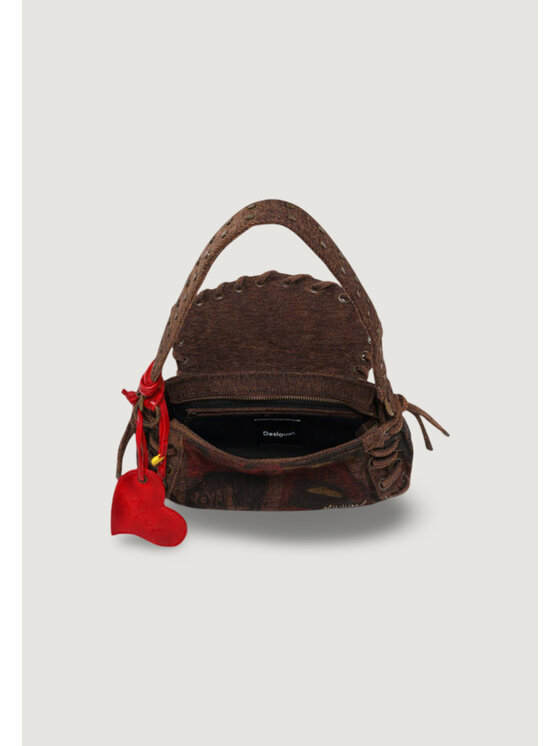 Desigual Desigual Torebka BAG_GRAFFIATTO ZARA Bordowy