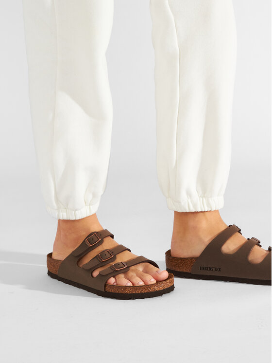 Birkenstock Birkenstock Klapki Florida 0053881 Brązowy