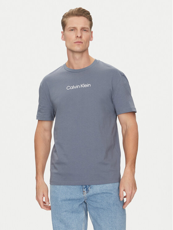 Férfi Póló Calvin Klein, Méret: M, Szürke, Hero K10K111346