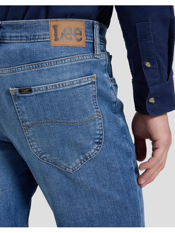 Lee Lee Jeansy DAVID Niebieski Straight Leg