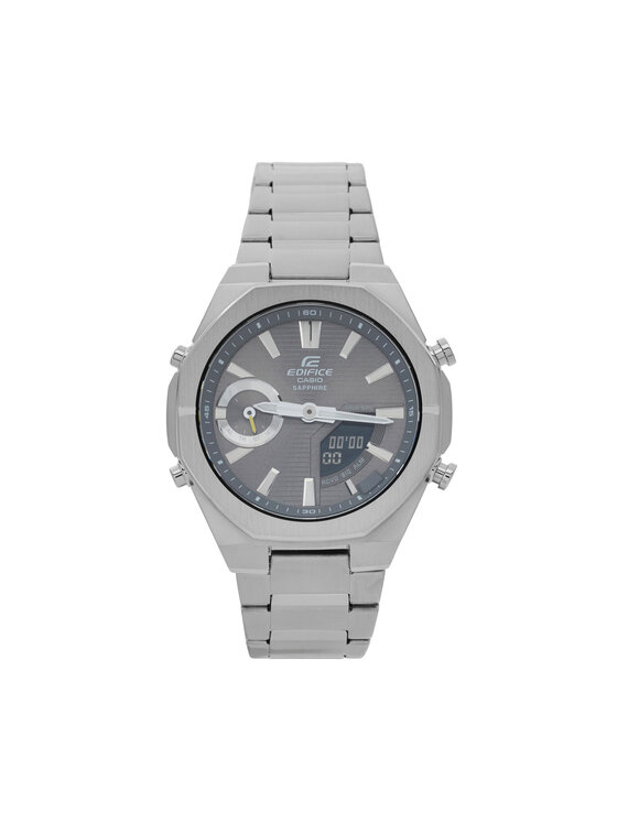 Casio Zegarek Edefice ECB-S10D-8AEF Srebrny