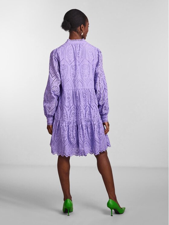 YAS YAS Ежедневна рокля 26027162 Виолетов Regular Fit