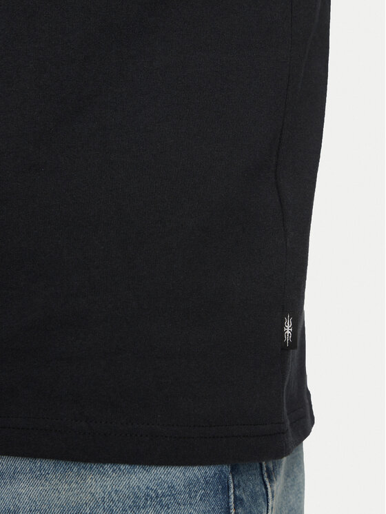 Quiksilver Quiksilver Marškinėliai EQYZT08016 Juoda Relaxed Fit