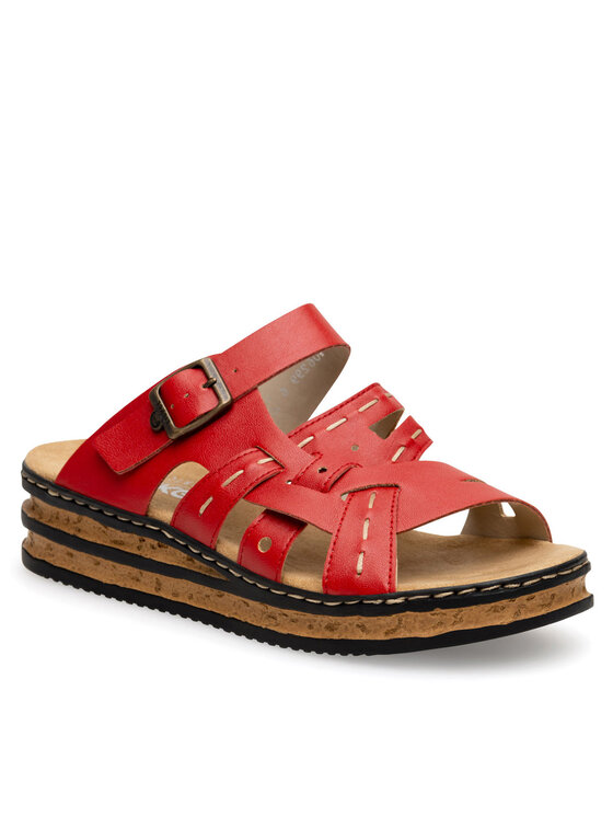 Rieker Rieker Papucs 62976-33 Piros