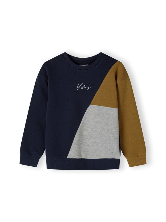 minoti minoti Bluza 23fleece201 Granatowy Regular Fit