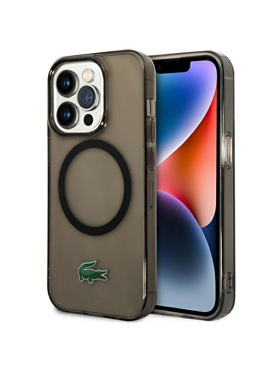 Etui na telefon Lacoste, Czarne, iPhone 14 Pro Max